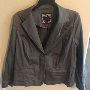 Dark Gray 2-Button Blazer